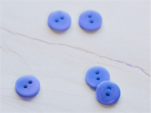 Corozo button fra mind the maker - sky haze, 11 mm