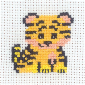 Broderi kit - tiger