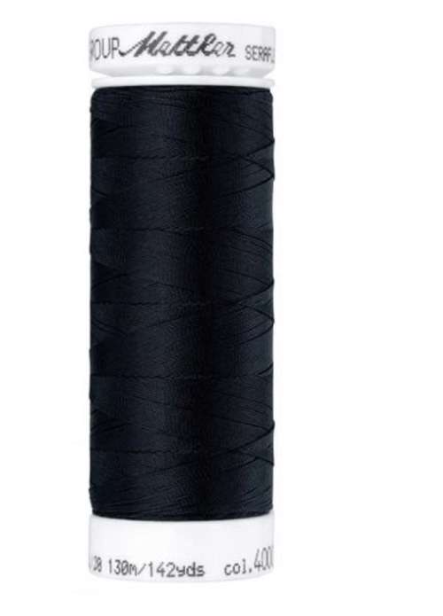 Seraflex tråd (elastisk) i sort