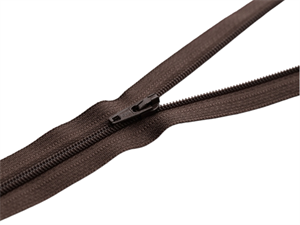 Spiral lynlås fra YKK - 18 cm, umber